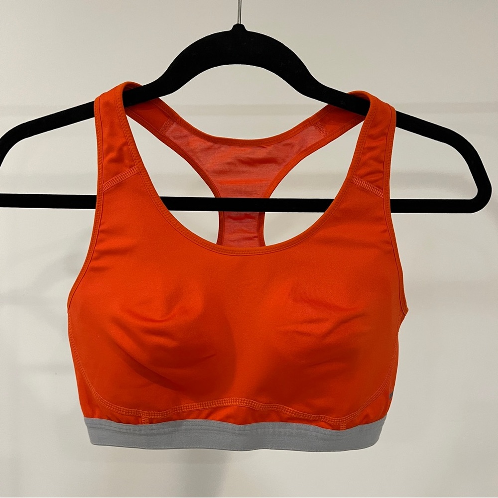 Nike Dri-Fit Sports Bra Orange